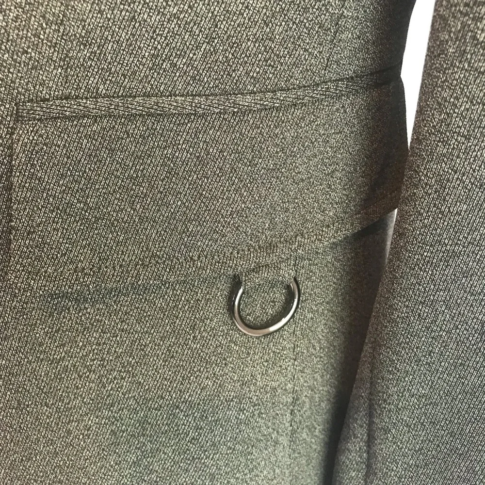 Tahari ASL Pantsuit Women's Petite Size 12P Grey 2-Piece Set Blazer & Pant - Picture 6 of 12